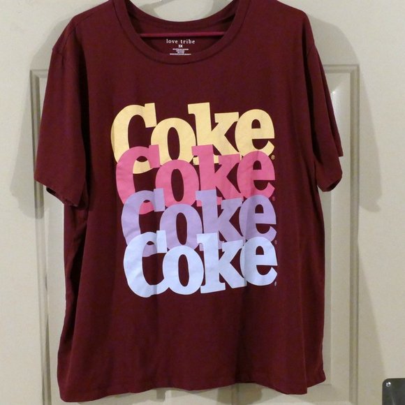 Coke T-Shirt by Love Tribe 3X - Picture 1 of 5
